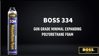 BOSS® Products India  Best GunGrade PU Foam  BOSS 334 [upl. by Melisent]