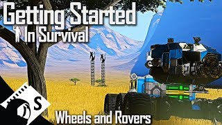 Wheels and Rovers  Getting Started in Space Engineers 4 Survival Tutorial Series [upl. by Cohberg]