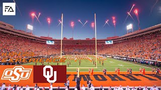 Oklahoma State Football Experience vs Oklahoma 2023 Final Bedlam Live Crowd Atmosphere [upl. by Garlaand]