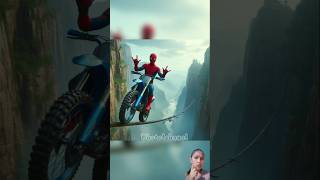 Trail bike who is best Spiderman vs venom vs supermanspidermanmarvel [upl. by Llevrac352]