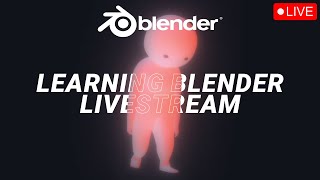 LIVE Learning CHARACTER MODELLING Together BLENDER [upl. by Welles]