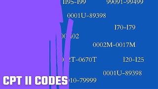 CPT II Codes [upl. by Dominga]