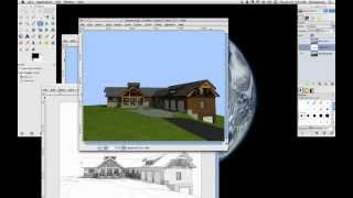 ArchiCAD Tutorial 13 Quick and Pretty Renderings From ArchiCAD [upl. by Lotsirhc]