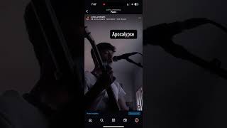 Apocalypse Cover  Aarya Pratap CAG acousticsinger cover acousticcover music singer [upl. by Kessiah154]