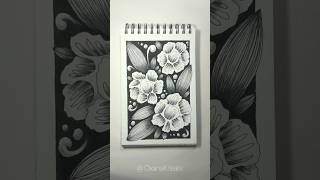 Flowers 🌸 Doodle amp Zentangle Art Drawing tutorial motivation inspiration [upl. by Sirrap]