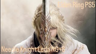 Elden Ring PS5 NG6 Needle Knight Leda Boss Fight [upl. by Annairda]