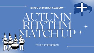 Autumn Rhythm Match Homework 102824  Kings Christian Academy [upl. by Kristoffer258]