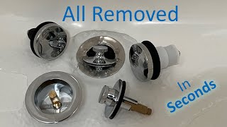 How to Remove Bathtub Drain Stopper [upl. by Ennahtebazile435]