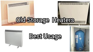 Best Usage Dimplex Night Storage Heaters  older models old [upl. by Alleul]