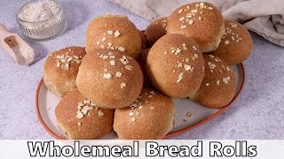 Wholemeal Bread Rolls Recipe [upl. by Keelin]