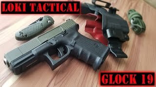 CUSTOM GLOCK 19 w LOKI TACTICAL SLIDE [upl. by Maighdlin838]