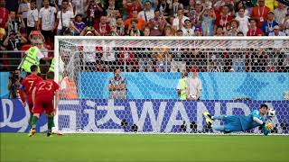 Alireza Beiranvand saves Ronaldo penalty in world cup Russia 2018  Amazing Images [upl. by Godric]