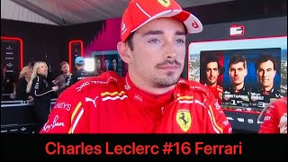 Charles Leclerc Post Qualifying Interview  F1 2024 Australian GP [upl. by Ttoille]