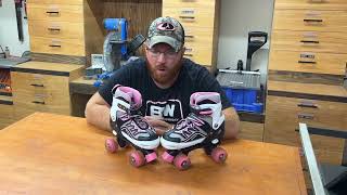 Sowume Adjustable Roller Skates for Girls and Women All 8 Wheels of Girls Skates Shine Review [upl. by Whiney569]