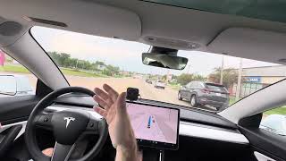 Tesla FSD  1243 Horn Honks amp Roundabouts [upl. by Doti]