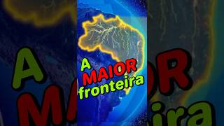 Qual a MAIOR fronteira do Brasil geografia brasil bolivia [upl. by Ayekan]