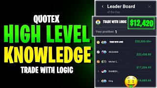 High Level Knowledge  Quotex Live Trading  Color Trading  Trading Journey [upl. by Parcel]