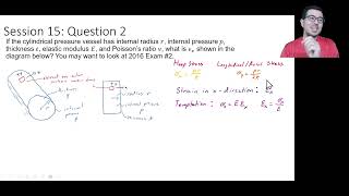 Calculating the Hoop Strain in a Thinwalled Cylindrical Pressure Vessel [upl. by Tirrell]