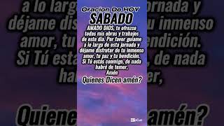 Oracion De HOY SABADO 🕯️ oraciones dios fe jesus short bendiciones feed parati viral [upl. by Siugram]