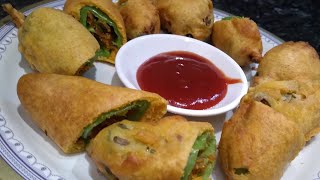 Kathiyawadi stuffed mirchi bajji recipe  mirchi pakoda kashmiras Rasoi 🧆 [upl. by Onilatac]