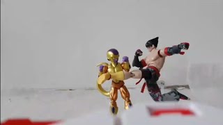 World in Conflict  Jin VS Golden Frieza Stop Motion [upl. by Aiden]