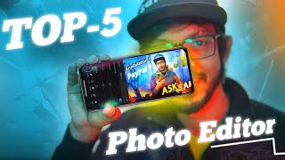 TOP  5 Best Photo Editing App 2022 [upl. by Ecadnarb]