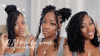 The Braided Style of The SUMMER Boho Knotless Bob Tutorial ft Hot Braids  How to Secure Your Ends [upl. by Ztnaj174]