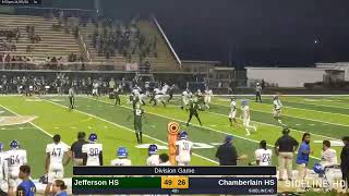 Jefferson HS  Chamberlain HS 20241107 [upl. by Azral]