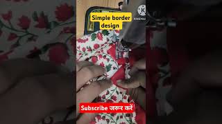 simple border design shortvideo fashion shortfeed [upl. by Eelaroc]