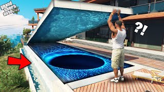 Franklin Found A Way To Other World In His Swimming Pool In Gta 5 [upl. by Akim]