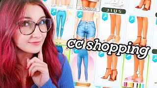 going cc shopping in sims 4 [upl. by Long516]