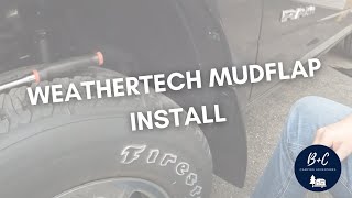 Installing the WeatherTech Mudflaps on our Ram 2500 [upl. by Dunlavy682]