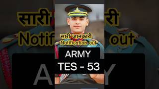 102 Army TES 53 notification 2024 army notification newbharti [upl. by Udela]