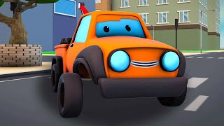 Road Rangers  Tow Truck Sawyer amp More vehicle songs for children [upl. by Akitnahs313]