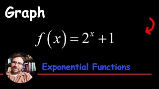 Graph fx  2x  1 an Exponential Function by Plotting Points [upl. by Ecnerwal]