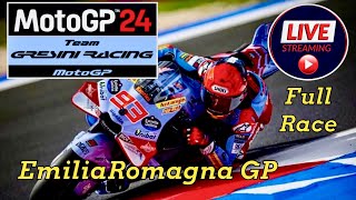 MotoGP24  MMarquezs  Ducati Gresini Cockpit View Emilia RomagnaGP  FULL RACE [upl. by Ecyrb]