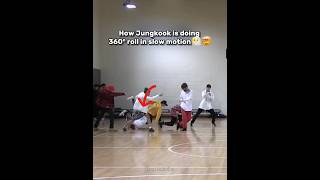 Its amazing how Jungkook did a 360° roll in slowmo 🤯🔥 jungkook jungkookedit jungkooktrends jk [upl. by Durwin]