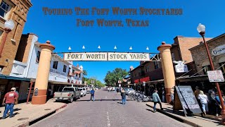 Touring The Fort Worth Stockyards In Fort Worth Texas [upl. by Eelinej]