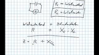Scheinwiderstand Impedanz Z von Kondensatoren und Spulen [upl. by Yerfdog]