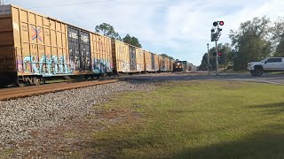 Trains 12 amp 13 Folkston GA November 272023 [upl. by Ennyrb]