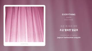 검정치마  EVERYTHING  가사 Synced Lyrics [upl. by Benton377]