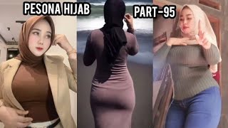 part95 pesona hijab cantik goyang dance2024fypppppviral [upl. by Ryley]