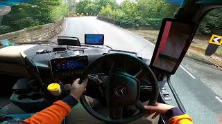 POV DRIVING MERCEDES MP5 MIROR CAM adrian cox uk [upl. by Nabala301]