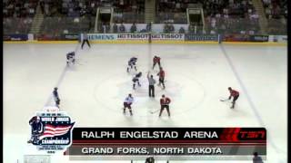 2005 world junior hockey championship  canada vs russia gold medal game [upl. by Ainotal]