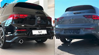 NEW Volkswagen Golf GTI 2024 vs New Volkswagen Golf GTD 2024  REVS and Exhaust sound comparison [upl. by Giliana]