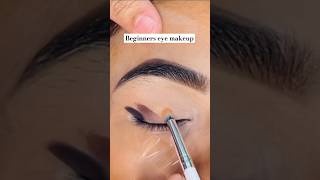 Beginners Eye Makeup😱 beutyhack makeupeyemakeupshorts youtubefeed eyeshadow youtubeshortsyt [upl. by Ciapas]