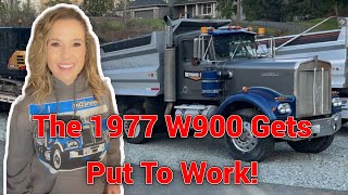 Putting Our 1977 Kenworth W900 Dump Truck To Work [upl. by Schellens807]