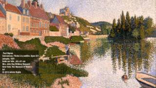 Signac les couleurs de leau au musée des impressionnismes Giverny 29mars2 juillet [upl. by Ahtel]