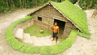 Build Secret Underground Grass House [upl. by O'Dell]