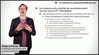 Droit public  Le contrôle de constitutionnalité des lois sous la Vème République [upl. by Lutero600]